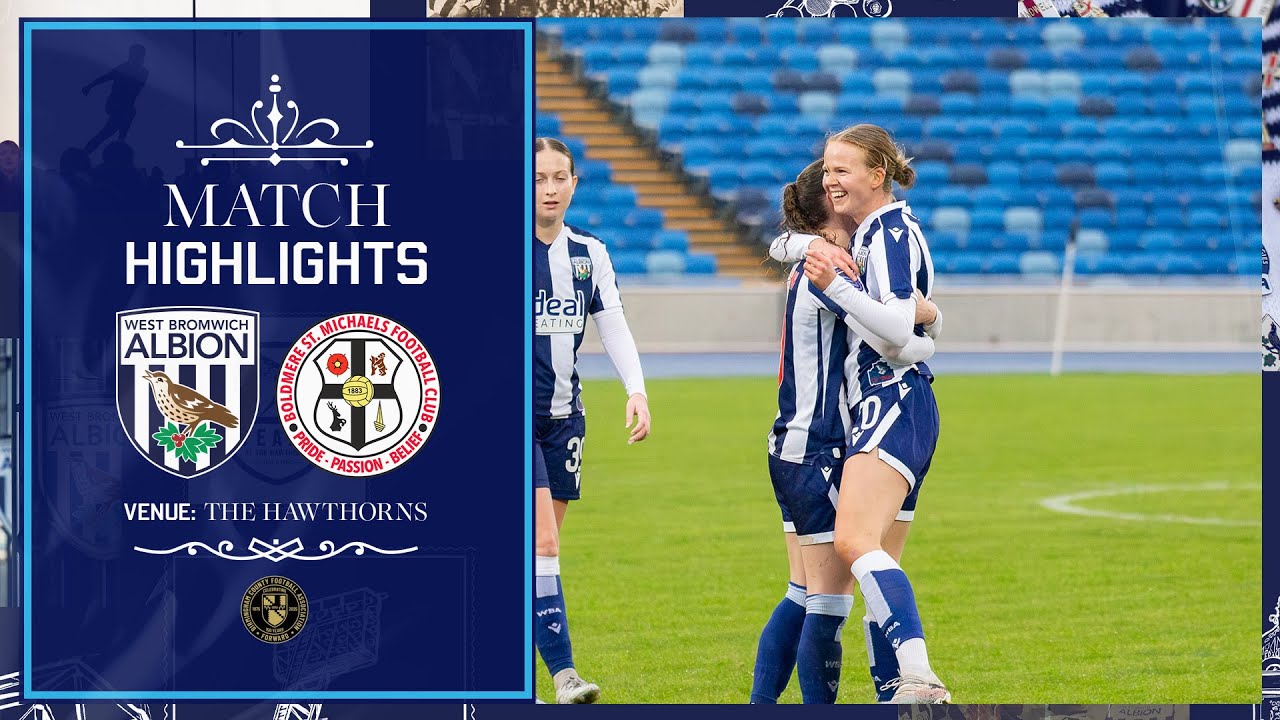 Five-star showing in FA Challenge Cup defence! 🌟 | Albion Women 5-1 Boldmere | Match Highlights