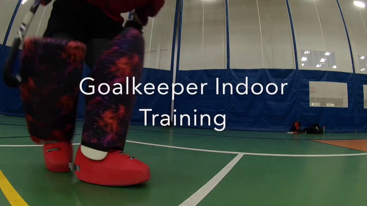 Indoor Field Hockey Goalkeeper Training