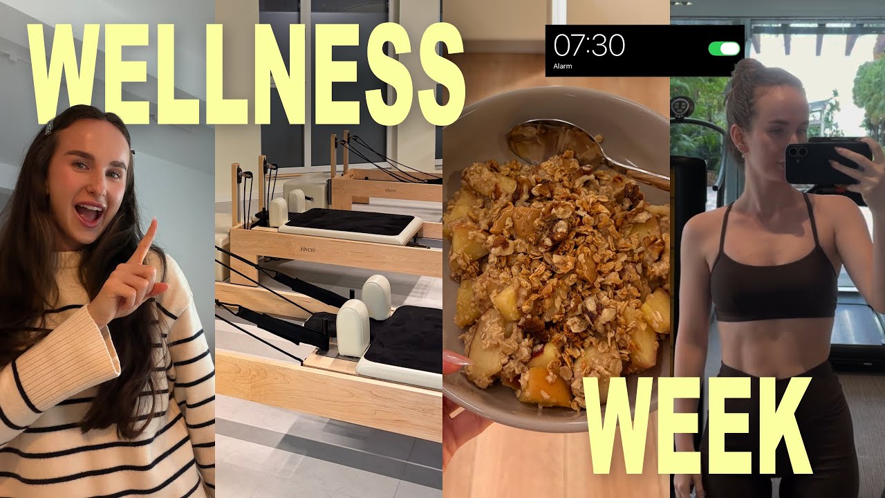 Wellness Week | pilates, sala, rutina de skincare, retete sanatoase si gustoase