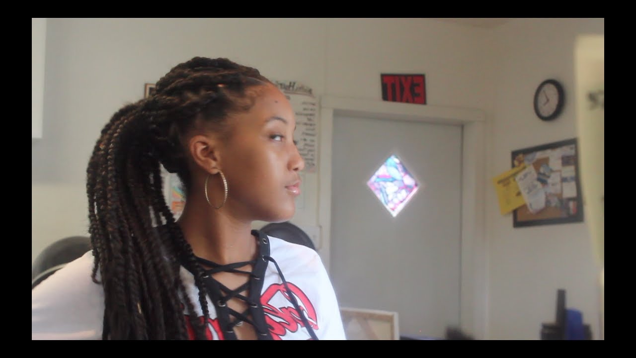 How I do Box Braids ! FIRST TIME friendly