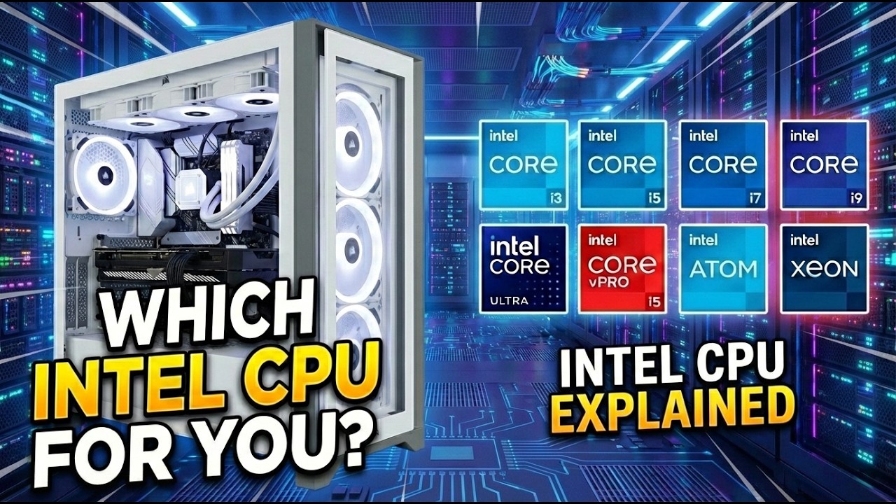 Intel CPU Explained from Core i3 to Xeon | Which CPU is BEST?