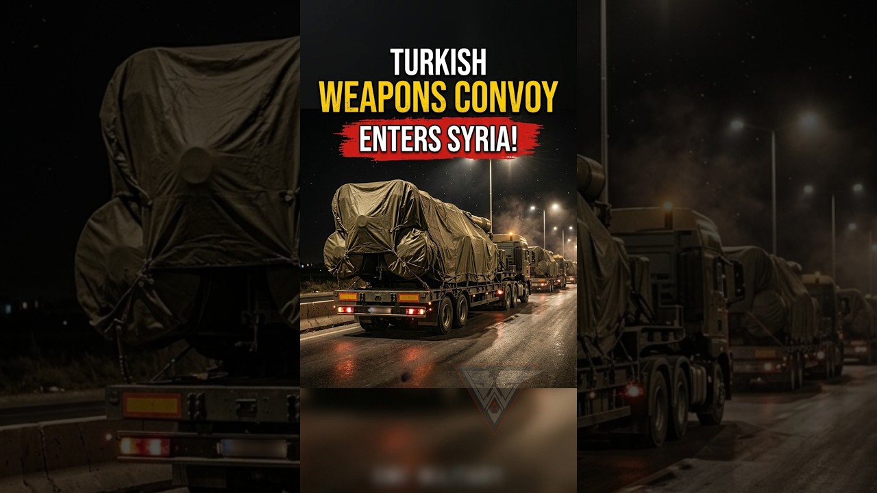 Turkish Military Transporters Move Into Syria