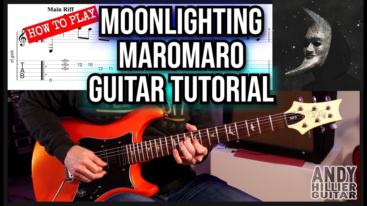 Урок игры на гитаре от Maromaro Moonlighting