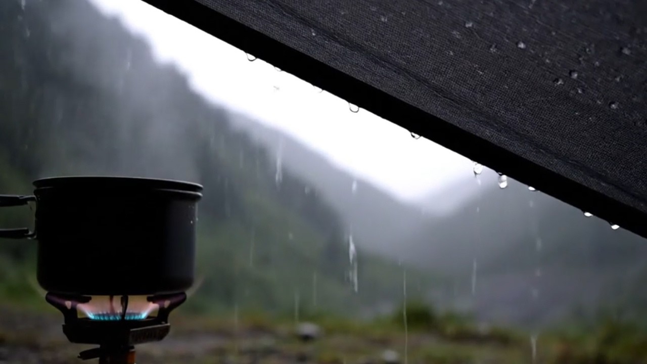 10 Hours Smooth Rain Sound | Camping Vibes Deep Sleep