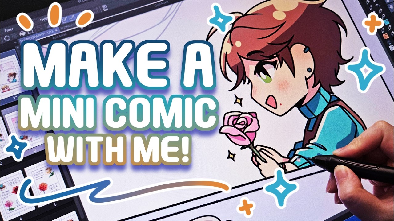 Make a MINI COMIC with ME!