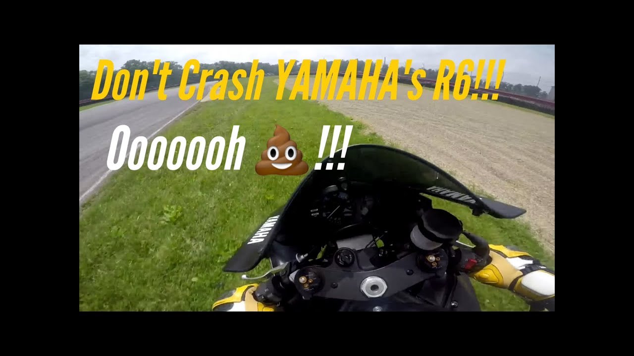 2017 Yamaha R6 Crash!!!?? My first test ride on the R6