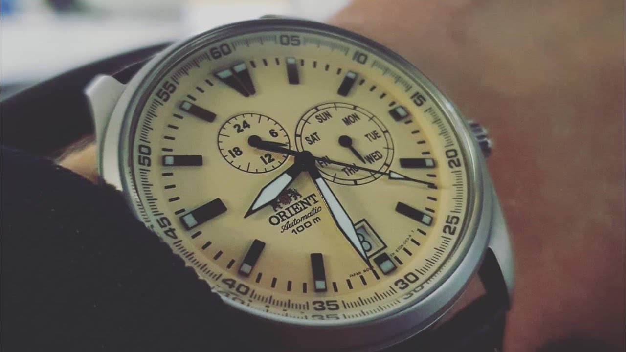 Orient Defender FET0N003YO - elegancki zegarek z Japonii
