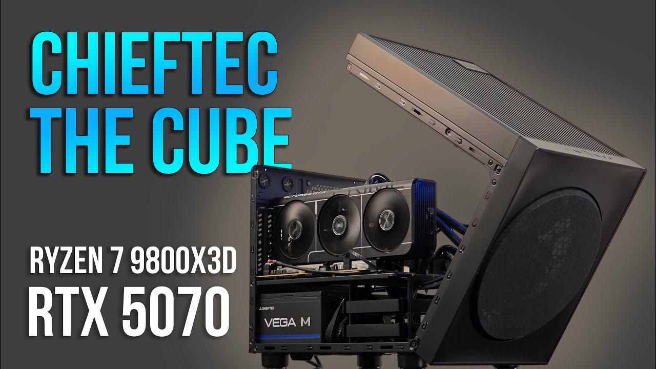 Игровой компьютер Chieftec The Cube Micro ATX | Ryzen 7 9800X3D | RTX 5070