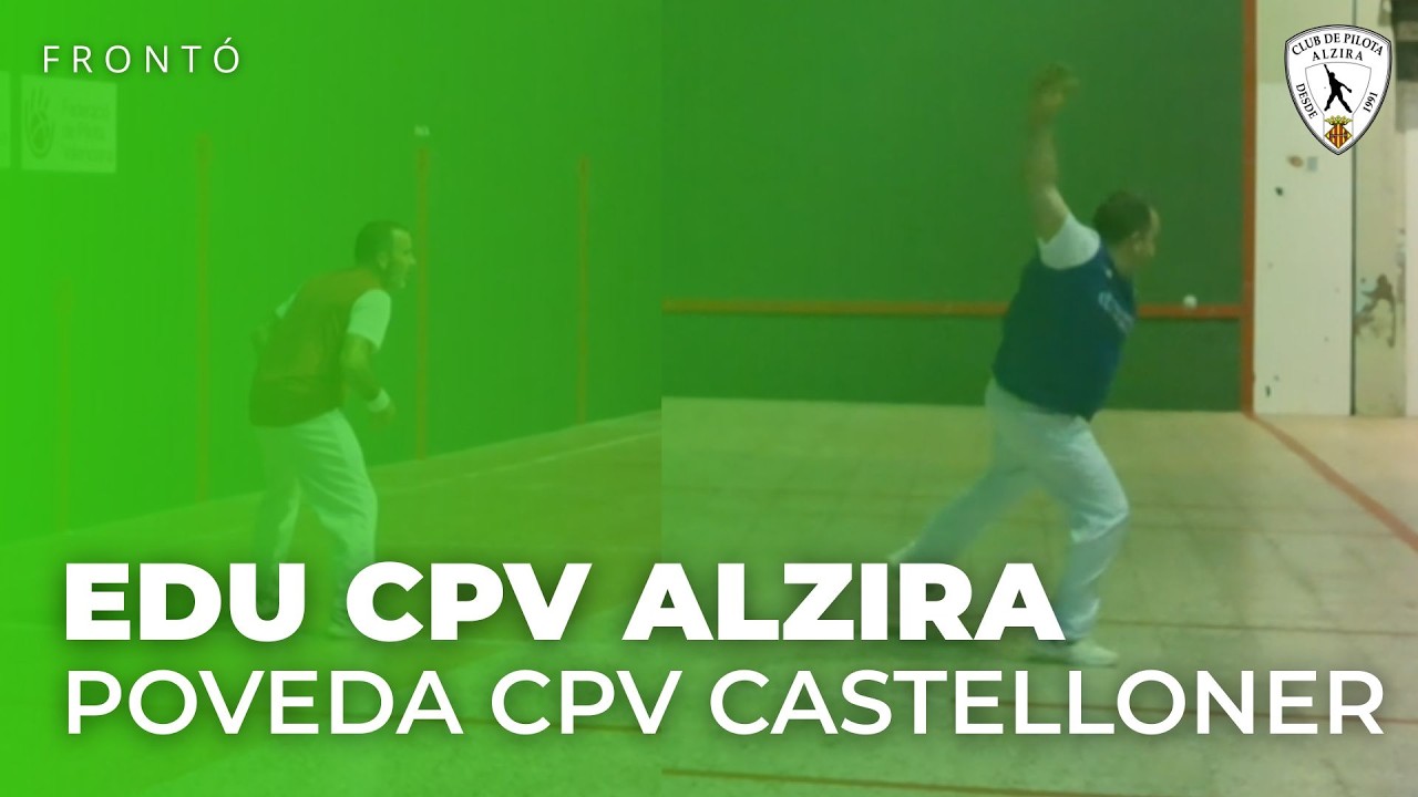 🟢FRONTÓ INDIVIDUAL 4 I MIG—3ª ENTRE SEMANA—🏆FINAL—EDU CPV ALZIRA vs POVEDA CPV CASTELLONER—4/3/2026