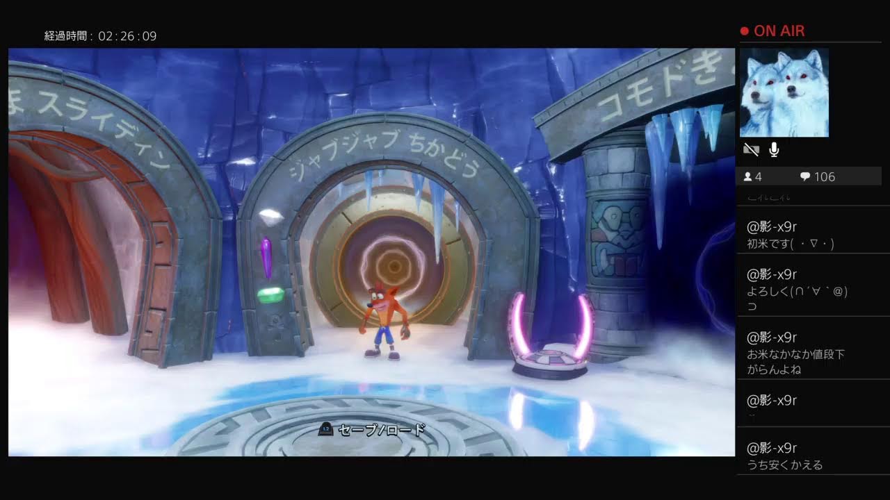 #PS4＃クラッシュバンディクー2