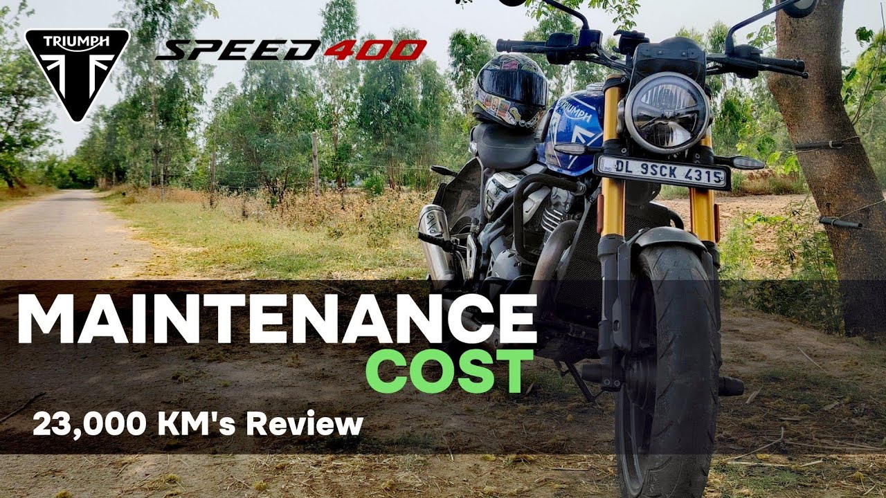 Стоимость обслуживания Triumph Speed ​​400 | Обзор владельца с пробегом 23 000 км