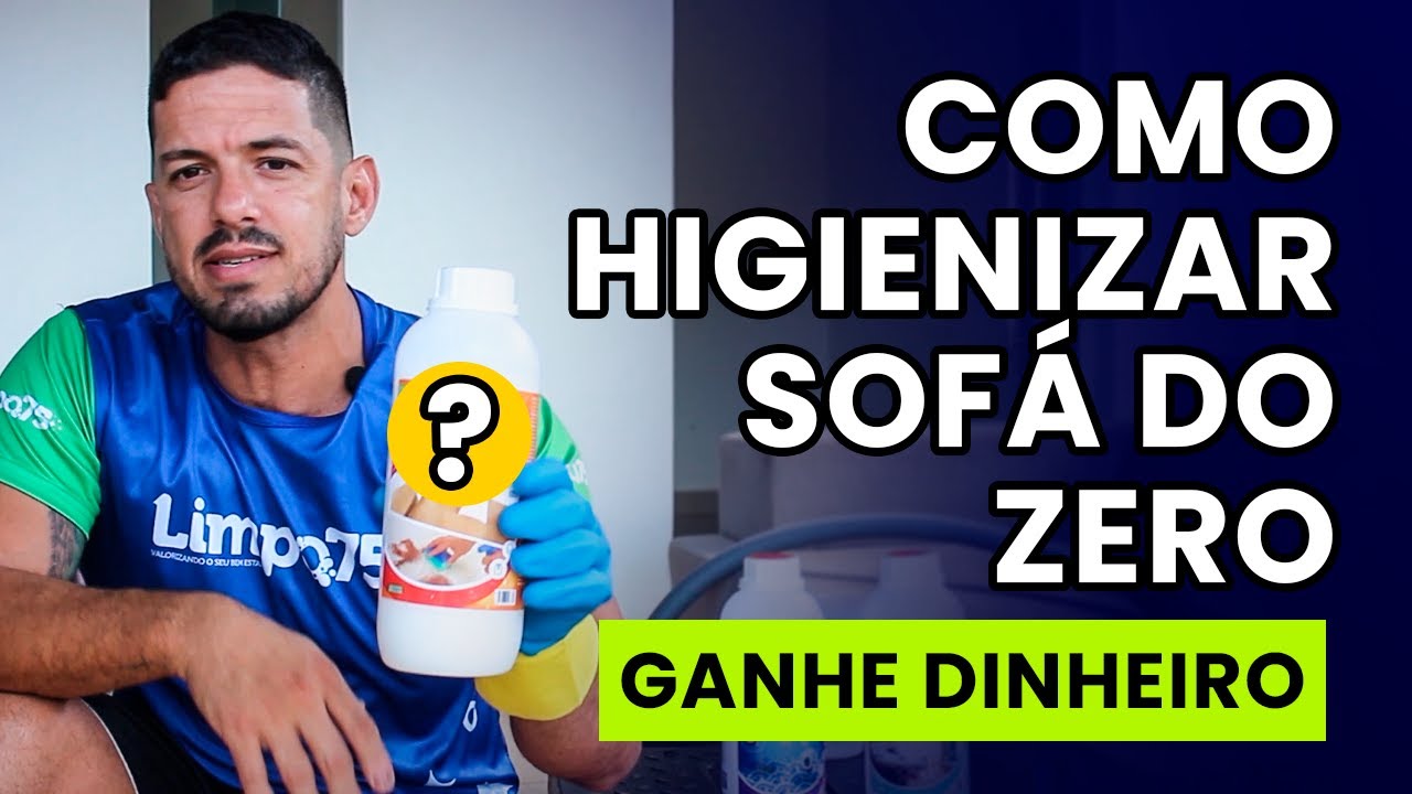 Como Higienizar Um Sofá do ZERO RÁPIDO E PRÁTICO | GANHE MUITO DINHEIRO COM ISSO