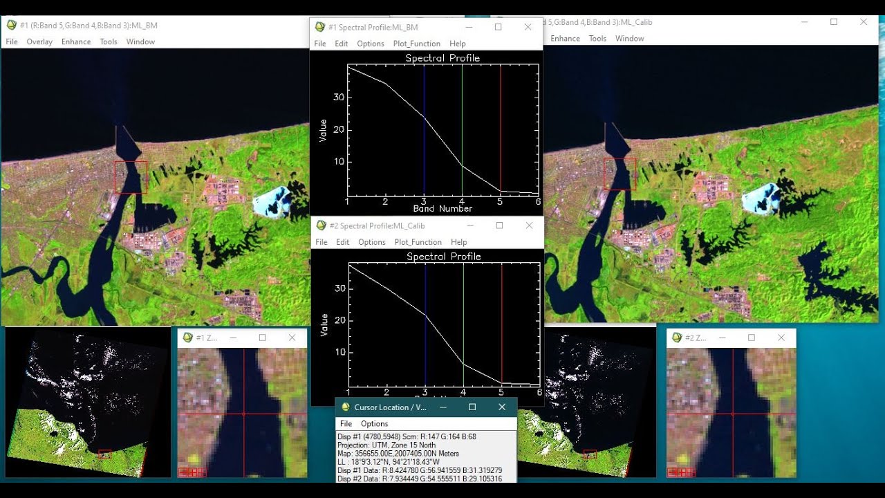 Calibraci&oacute;n Radiom&eacute;trica Landsat 5 TM - ENVI 5.3