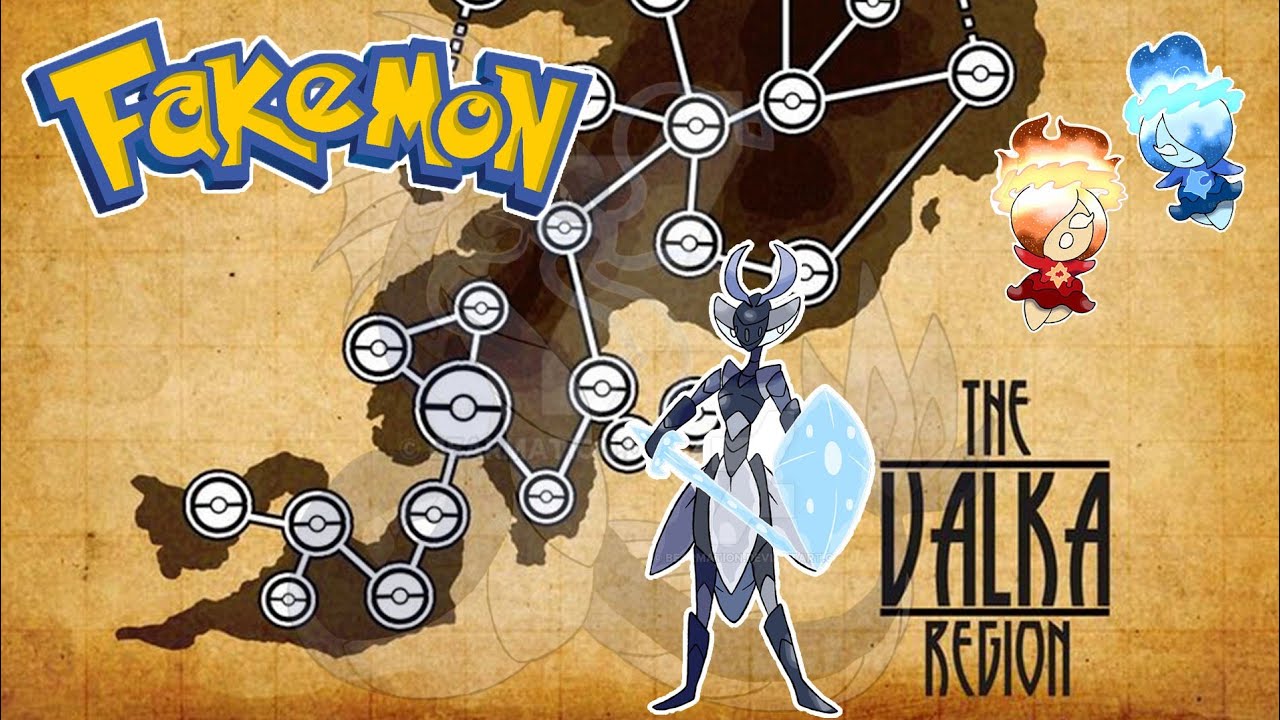 Pokemon Valka Region ● Fakemon ● Fanart ● Design by Bearmation