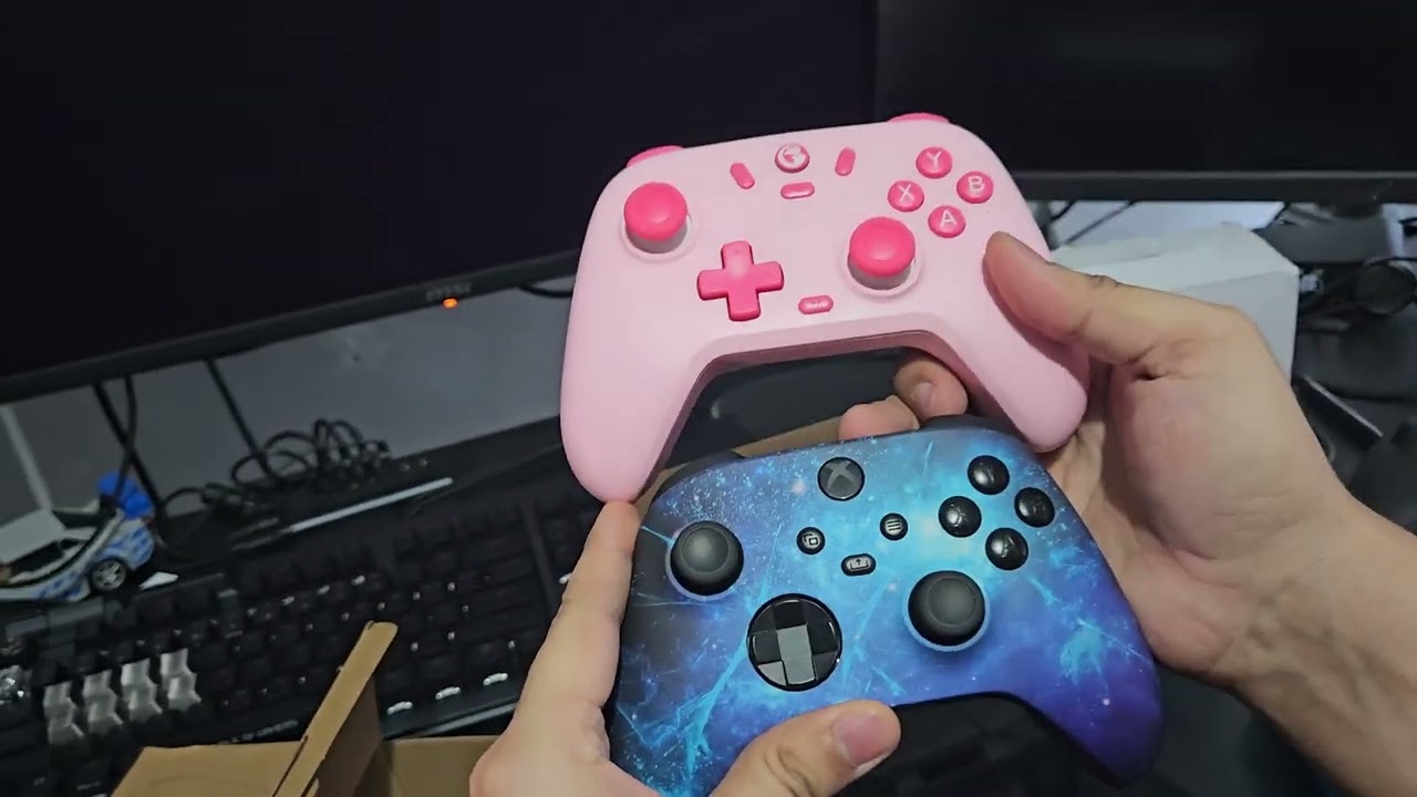 Gamesir Nova Lite Unboxing Pink + Azul