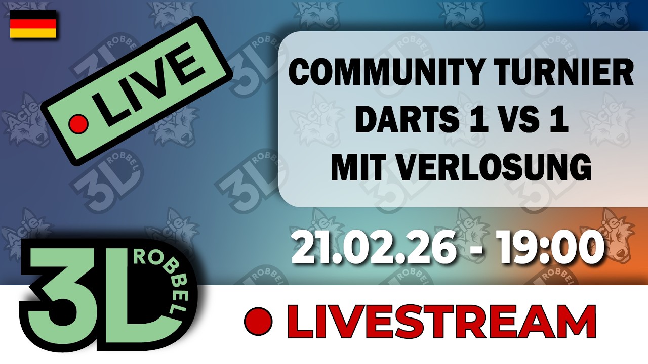 Darten mit Robbel3D