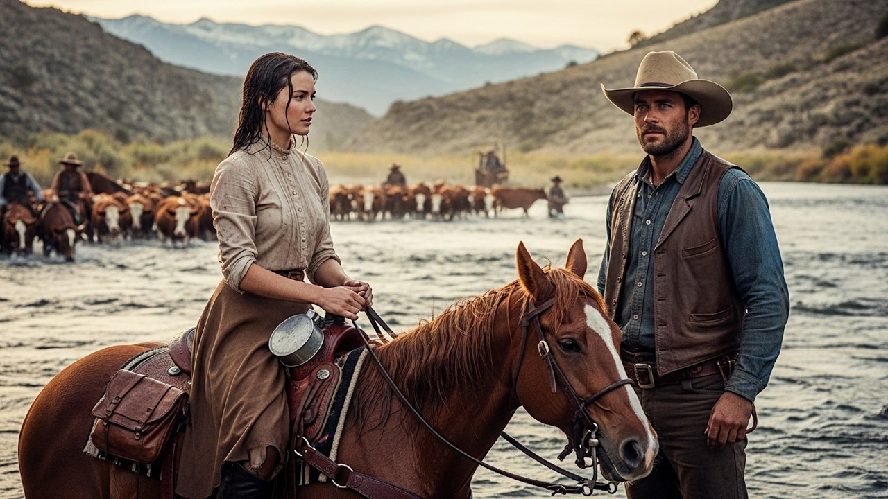 She Could Guide Any River Better Than The Men, The Cowboy Trusted Her With His Whole Herd