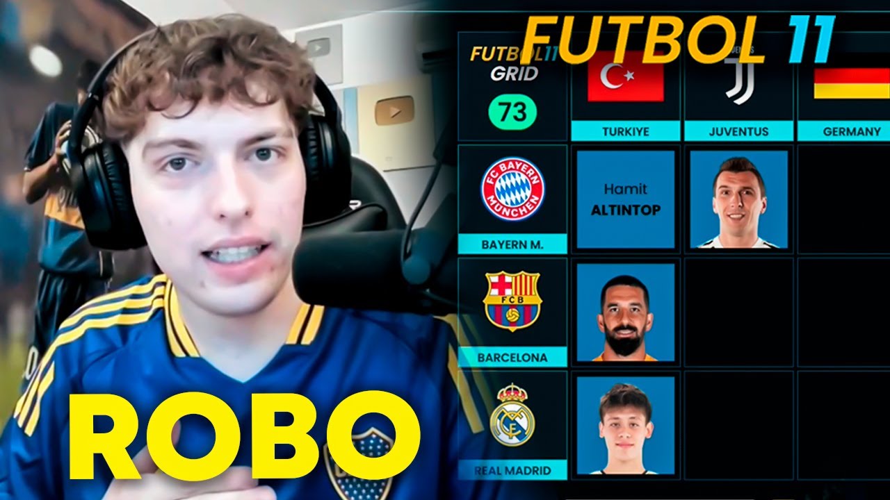 DAVOO XENEIZE JUGANDO FUTBOL 11 (ROBO DESCARADO)