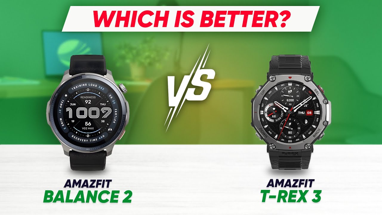 Amazfit Balance 2 vs T-Rex 3 – Which Smartwatch Wins in 2025?