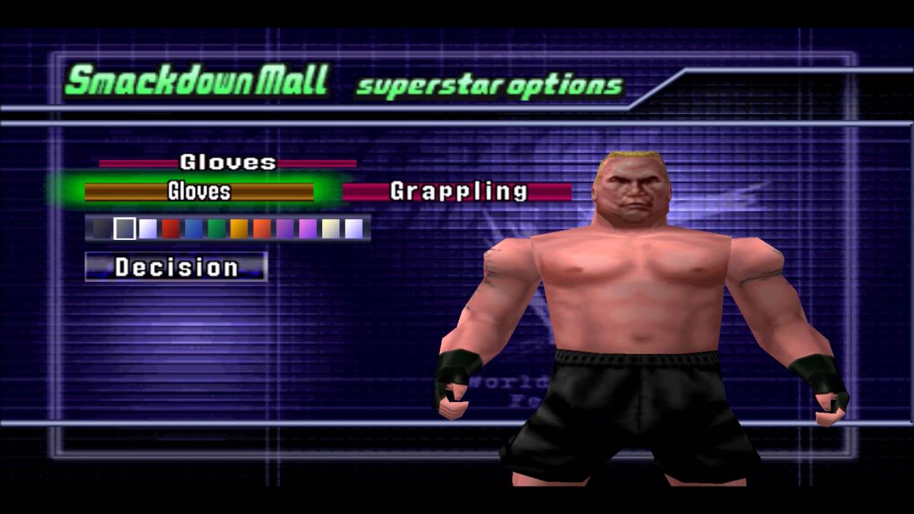 WWF No Mercy Caw Brock Lesnar