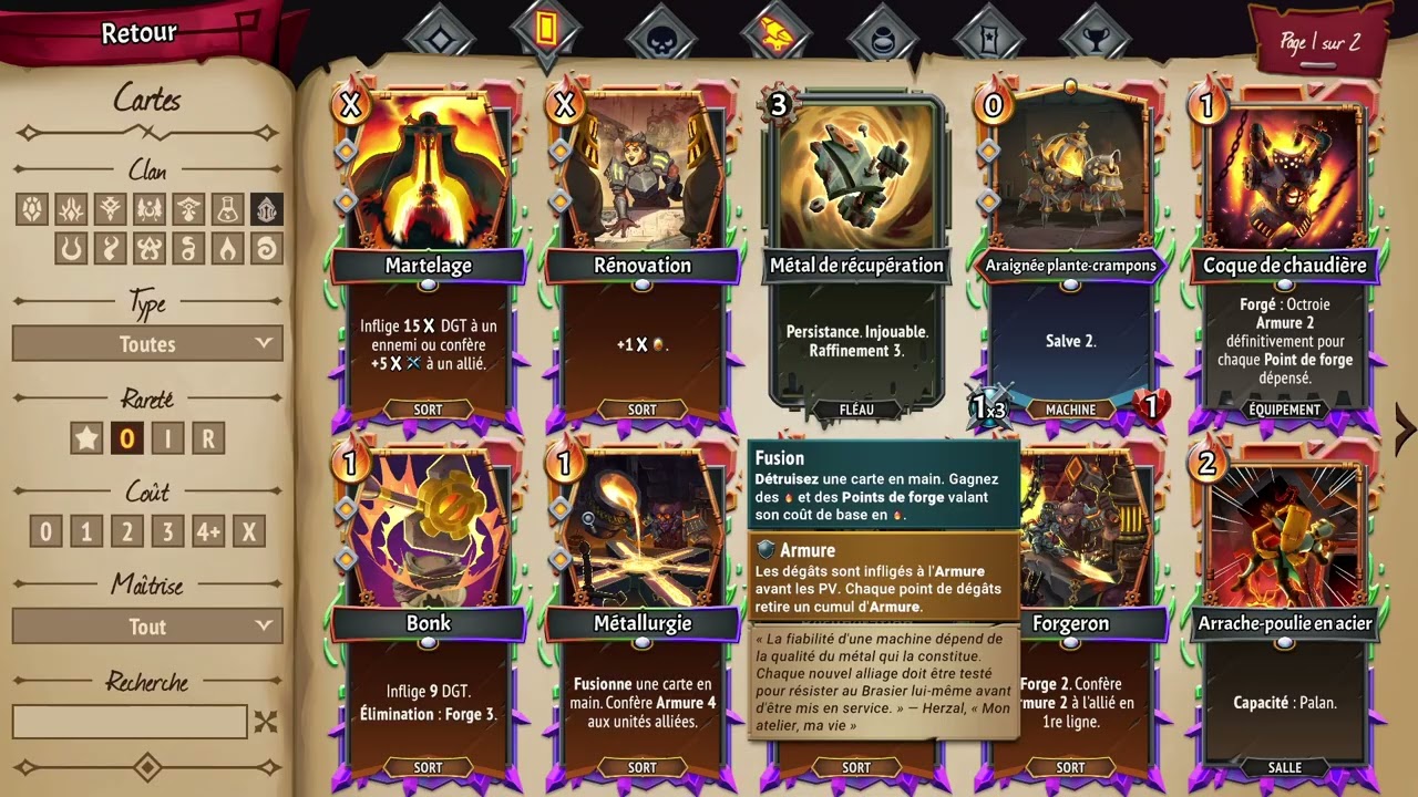 Monster train 2 : Tuto forgerails