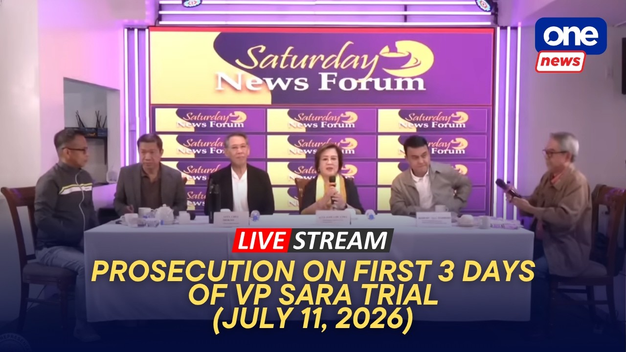 LIVE | House prosecutors assess first 3 days of VP Sara Duterte impeachment trial