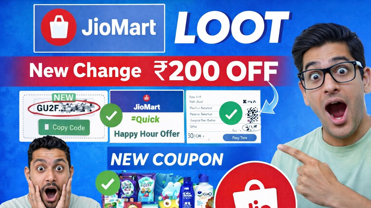 Jiomart Coupon Code Today | Why 140 Rs MOV Discount code not working, how to use now