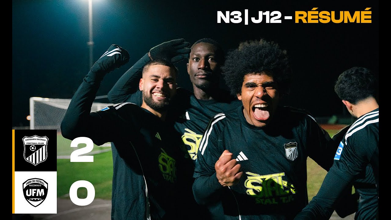 Résumé Chassieu Décines FC - UF Mâconnais | 2-0 | National 3, J12