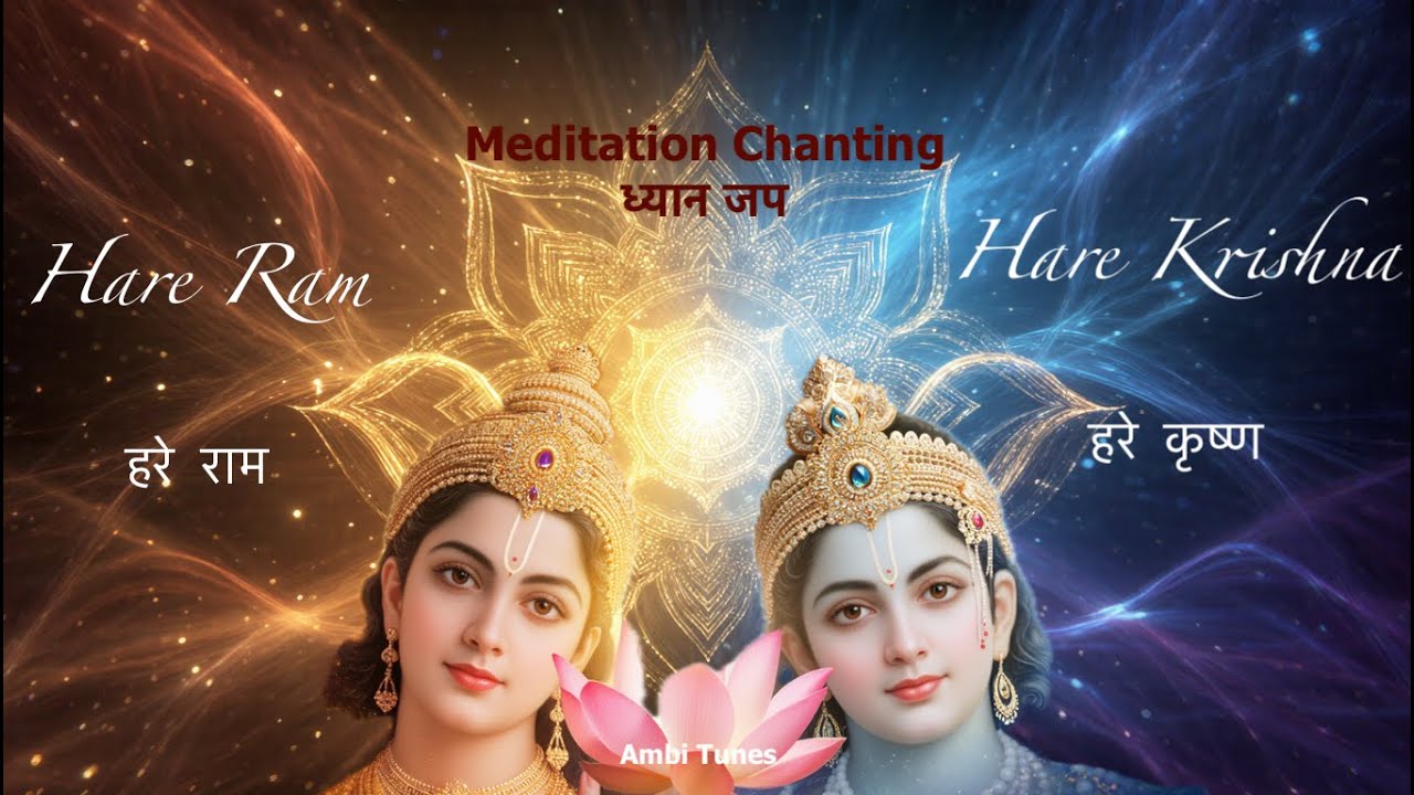 Hare Ram Hare Krishna Musical Chanting for Peace & Meditation | हरे राम हरे कृष्ण नाम ध्यान संकीर्तन