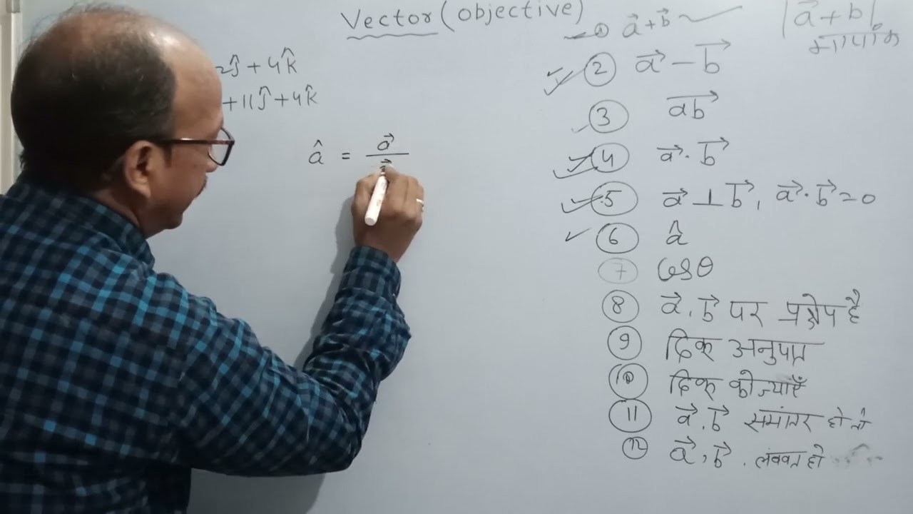 Sanjay sir maths wala,vvi objective question (vector part 2), vector objective question class 12th