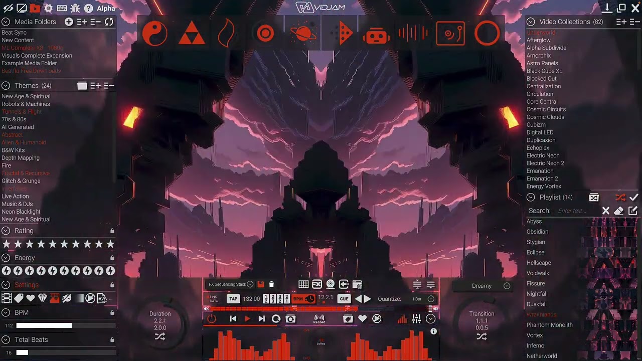 Underworld : Free Bi-Monthly Visuals Download For Vidjam Performance Software