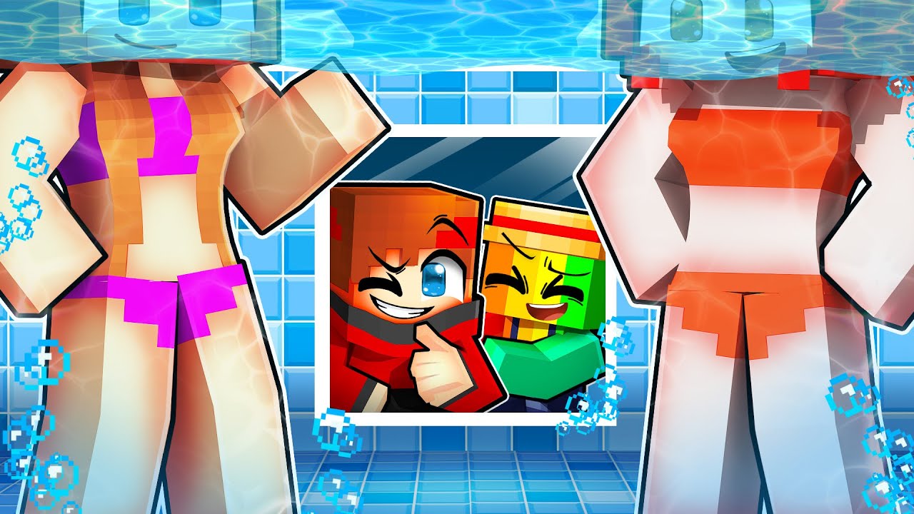 J'ai construit une BASE sous la PISCINE de mes FANGIRLS sur Minecraft !