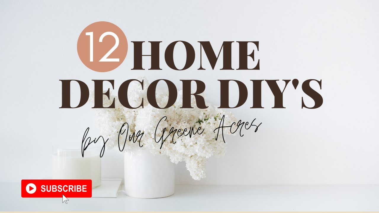 12 SHABBY CHIC FRENCH COUNTRY FARMHOUSE DECOR DIY'S!
