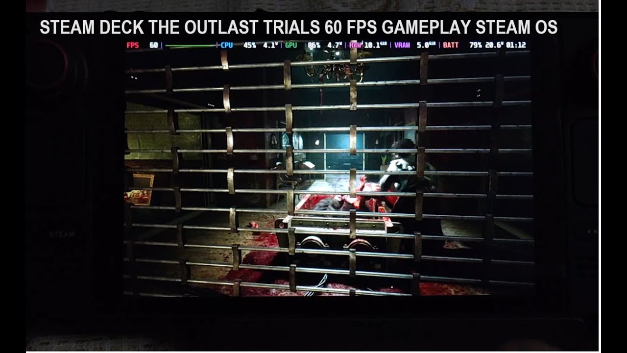 Steam Deck The Outlast Trials 60 FPS Gameplay Steam OS Epic Version | Introduction Walkthrough