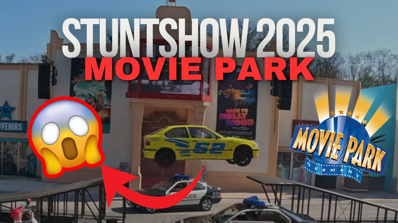 NEU Operation Red Carped Stuntshow 2025 -  Movie Park  – Action pur mit Stuntmanshow Productions