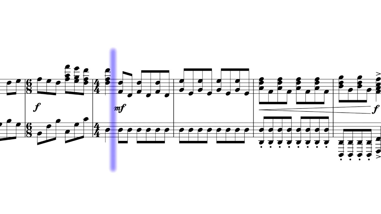 Élan by Nightwish - Scrolling Sheet Music