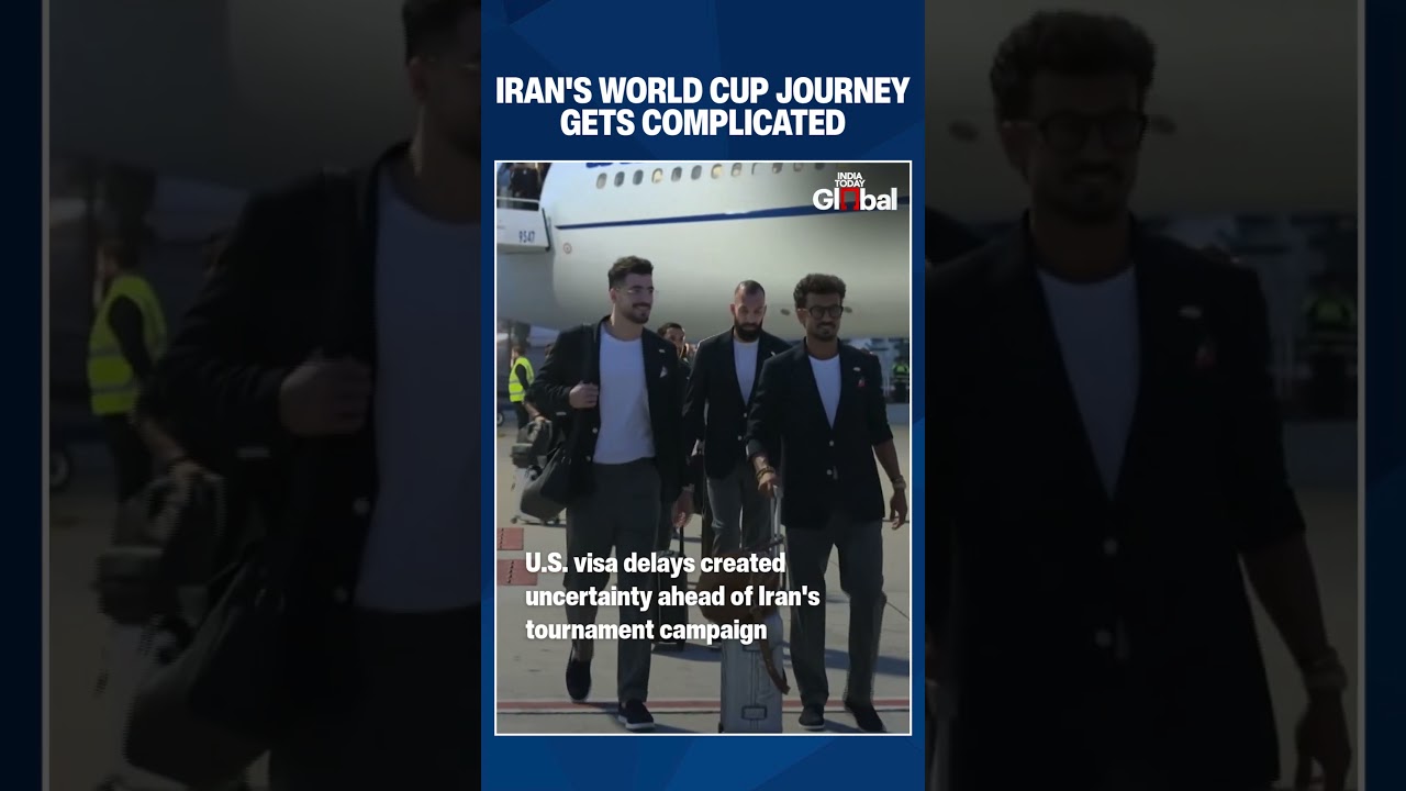 Iran Arrives In Mexico For FIFA World Cup After Last Minute U.S. Visa Uncertainty | #shorts