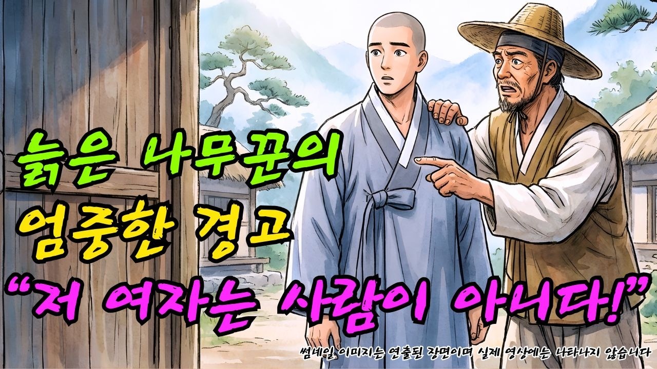 청운사 스님을 홀린 의문의 여인, 나무꾼만이 본 소름 돋는 정체는?