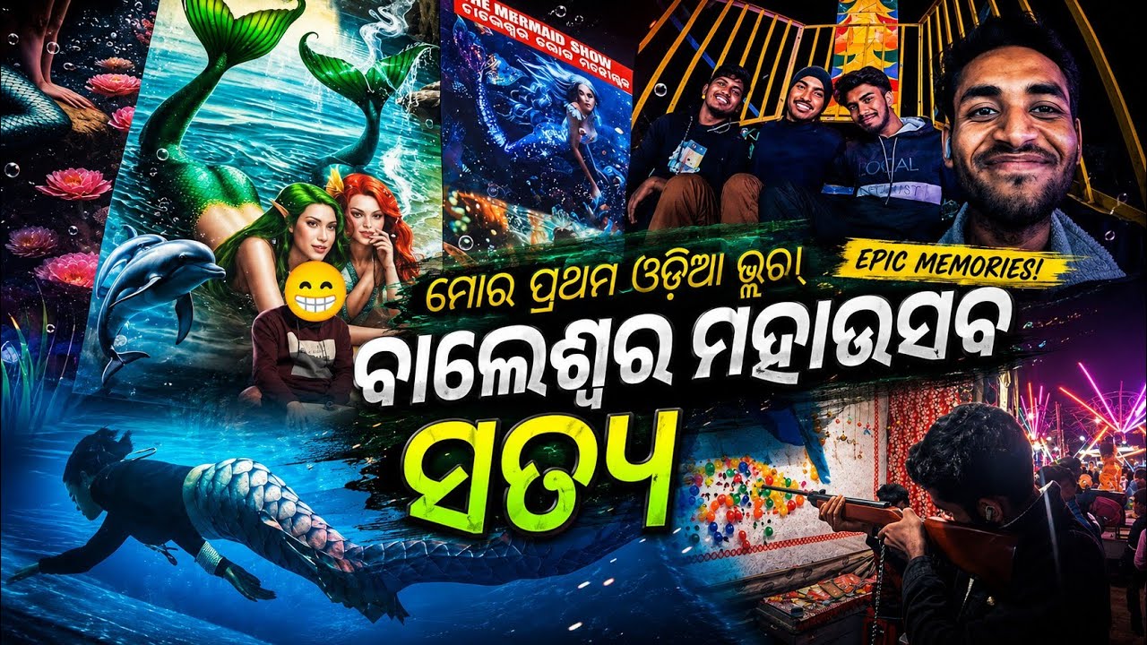 Baleshwar ବାଲେଶ୍ୱରରେ ଲୋକୋମୋହୋତ୍ସବ ଅନୁଷ୍ଠିତ ହେଉଛି | ମୋର ପ୍ରଥମ ଓଡ଼ିଆ ଭ୍ଲଗ୍ |