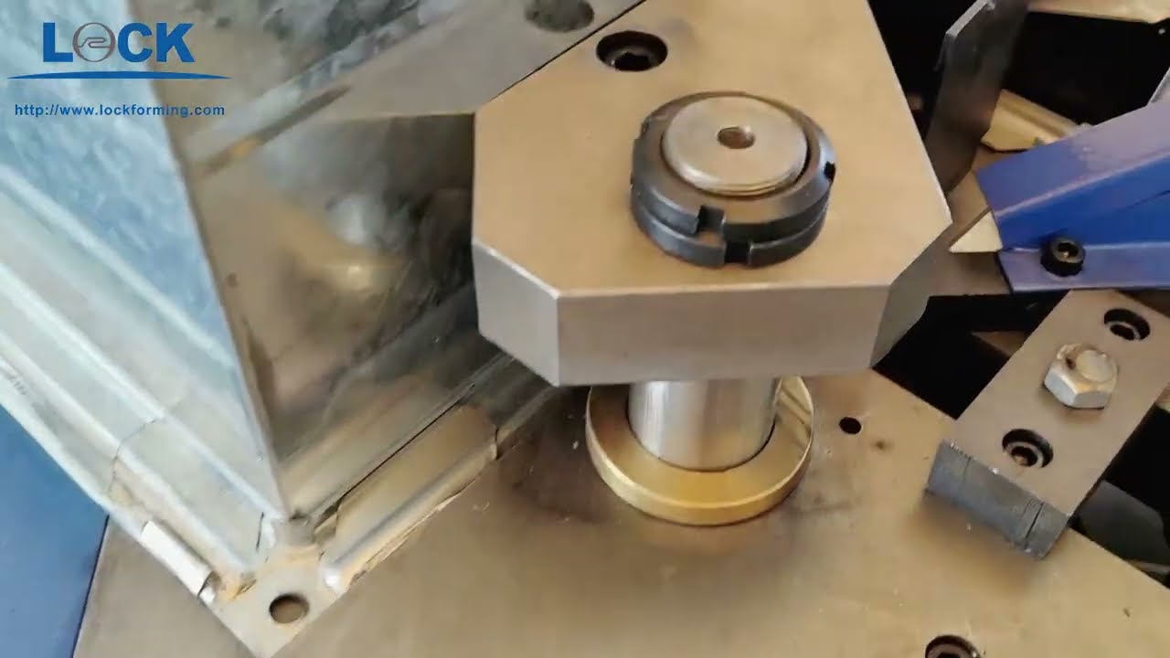 TDF Flange Air duct production process#ductmachine #machine #lockforming #hvac