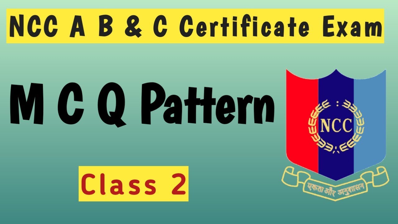 NCC A B C Certificate Exam 2026 | 20 Most Important MCQs with Answers Explained | Proud NCC