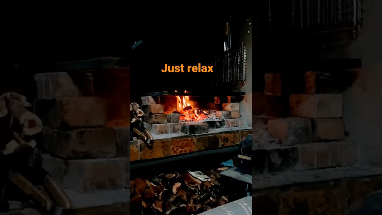 Just relax by the fire