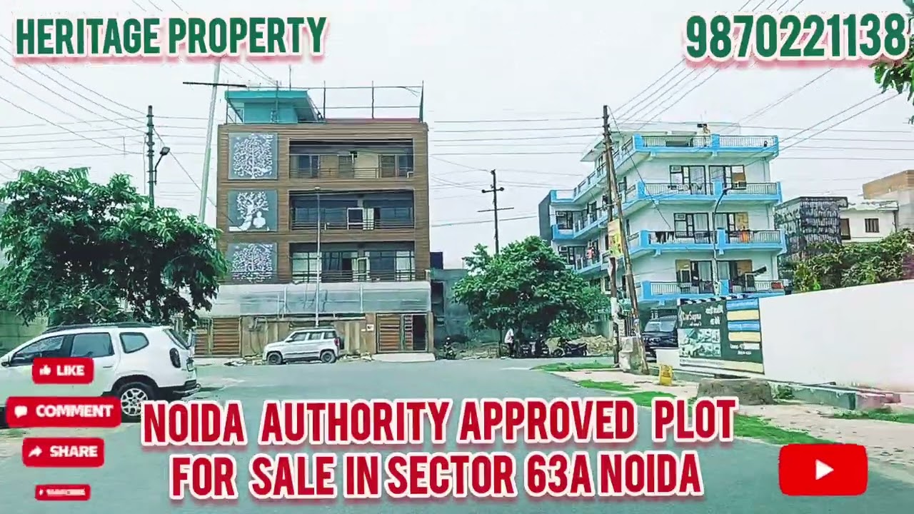 Noida Authority Approved Plot For Sale In Sector 63a  | 5% Abadi  Plot For Sale In Sector 63a