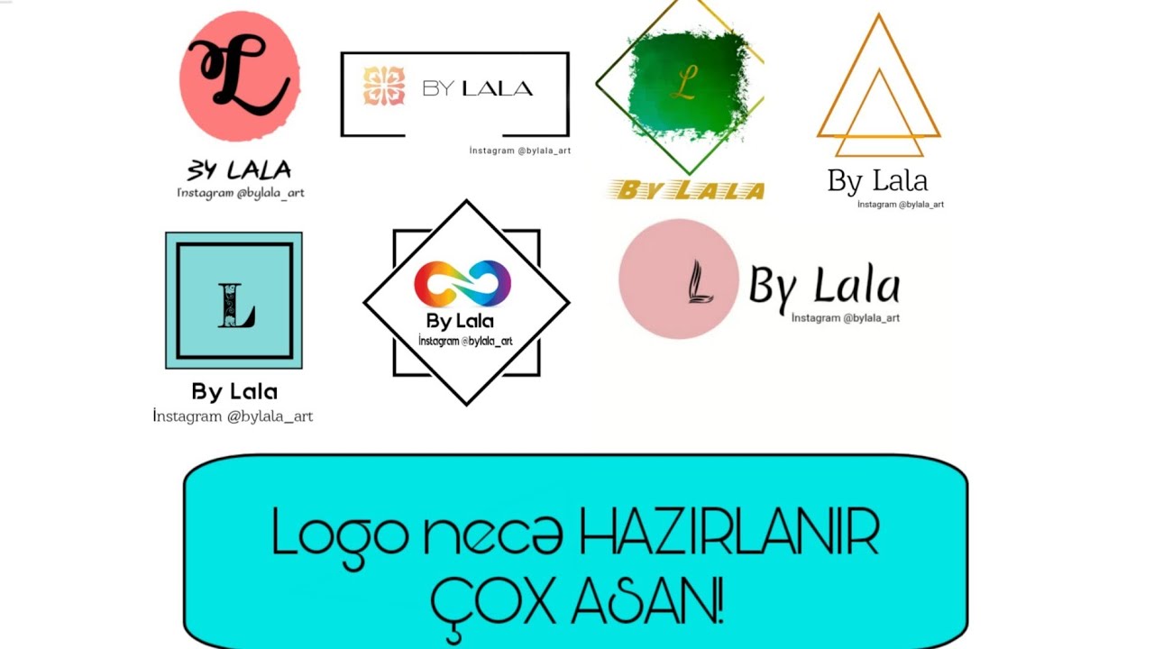 Logonun Hazırlanma qaydası/Logo nece yigilir/ logo nasıl hazırlanır/#Bylala
