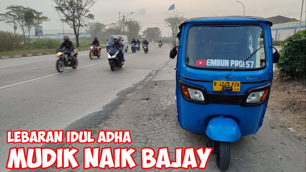 MUDIK NAIK BAJAY BIRU TVS KING
