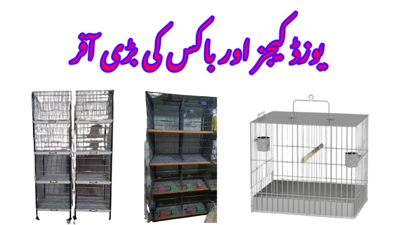 Used Cages Pay Bari Offers aur Deals | Islamabad Pets