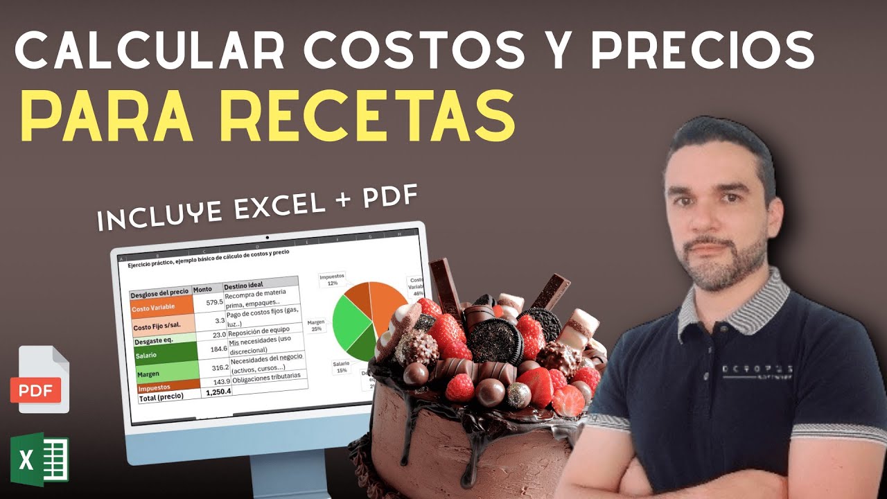 Cómo calcular el costo y precio de venta de tus recetas y productos de pastelería y repostería