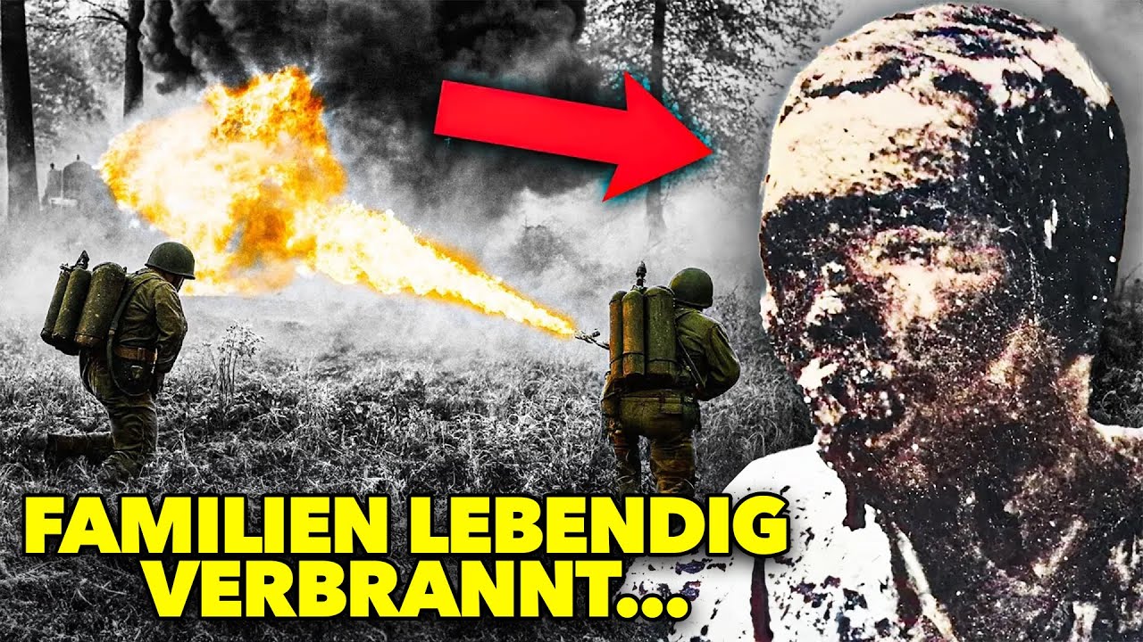 99 % DER FLAMMENWERFER-OPFER STARBEN &hellip; DIE DUNKLE WAHRHEIT &Uuml;BER FLAMMENWERFER IM ZWEITEN WELTKRIEG &hellip;