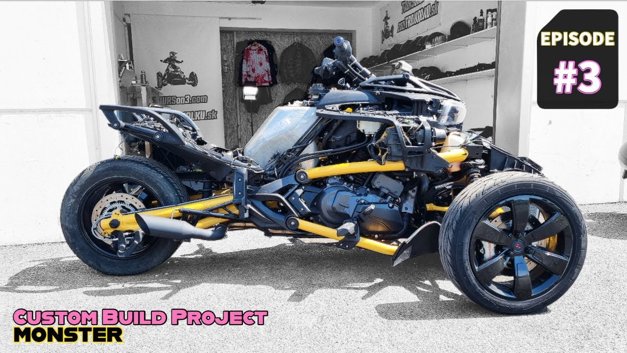 Custom Build Can Am Spyder F3s DAYTONA Part 3 #CanAm