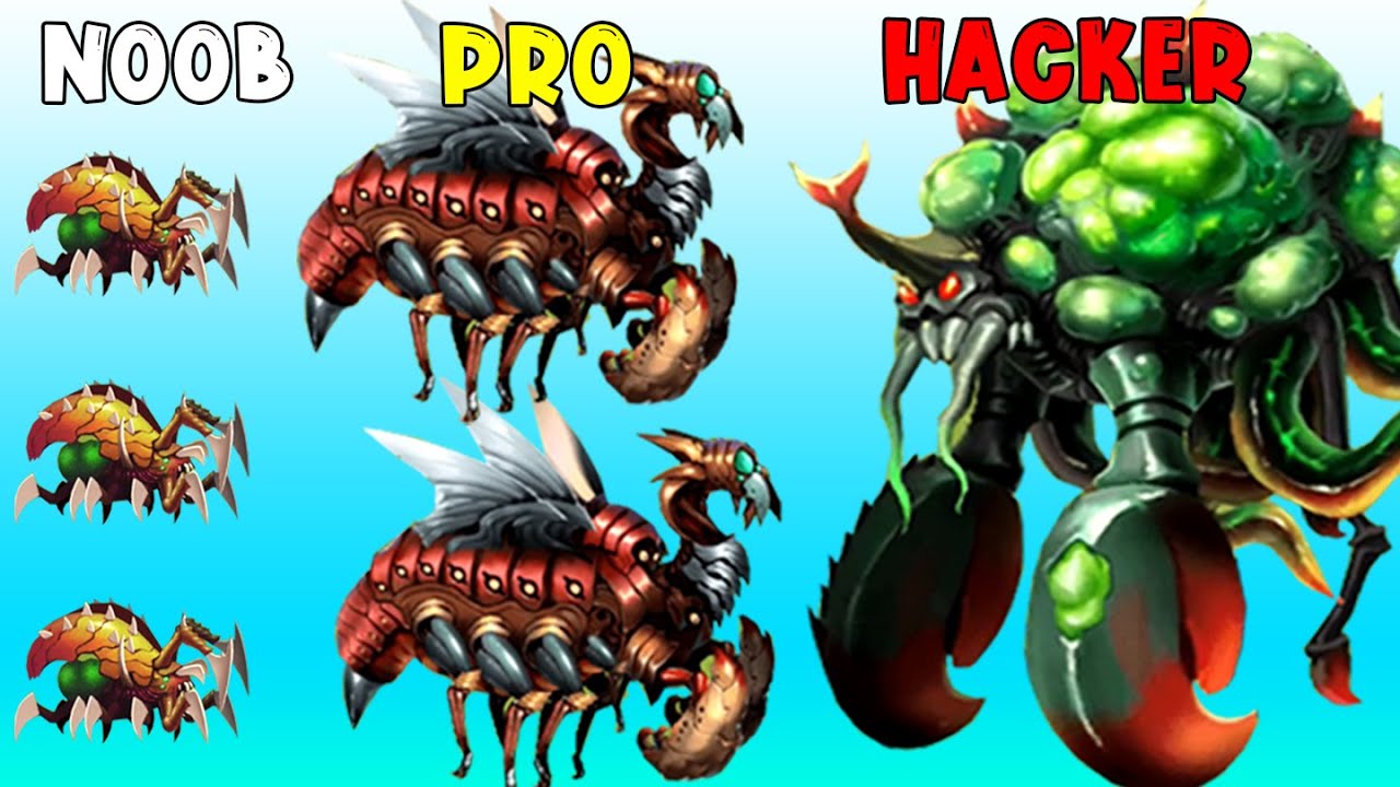 NOOB vs PRO vs HACKER ~ Insect Evolution Part 27 GamePlay All Levels LLP78H